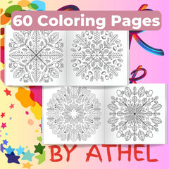 Whimsical Autumn Mandalas Coloring Book Bundle - CraftNest - Digital Crafting and Art