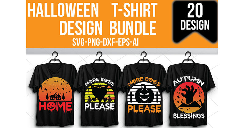 Halloween T-Shirt Bundle - CraftNest - Digital Crafting and Art