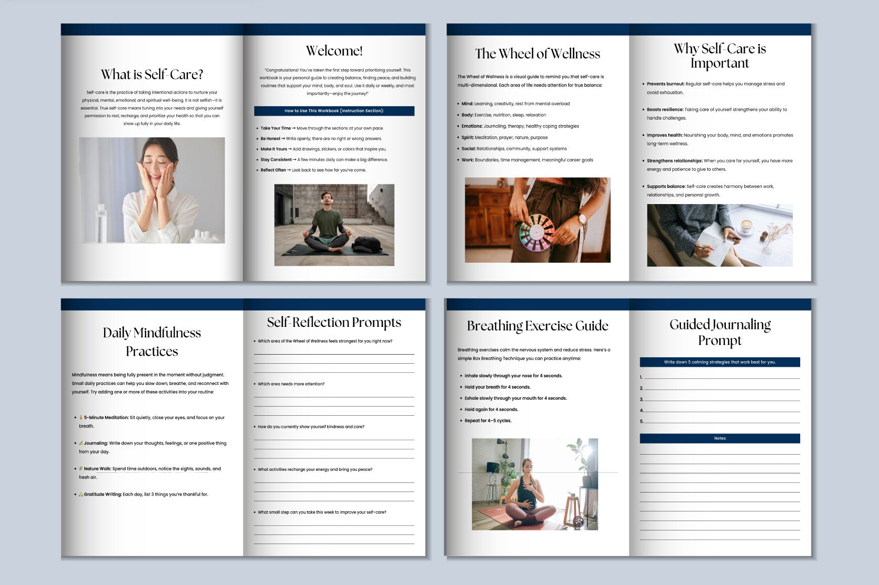 Self-Care Wellness Workbook