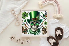 1 St Patricks Skull Clipart Bundle - CraftNest - Digital Crafting and Art