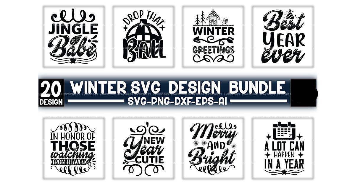 Winter Design SVG Bundle
