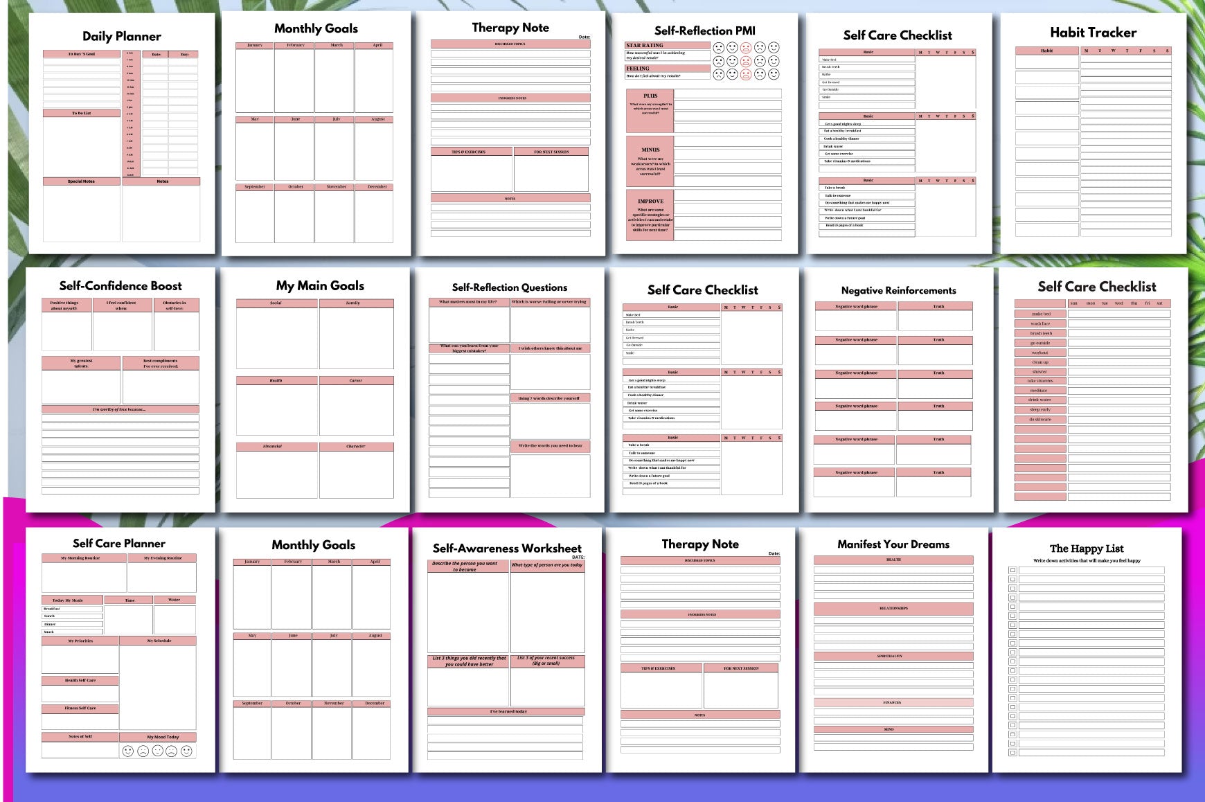 Self Growth Planner