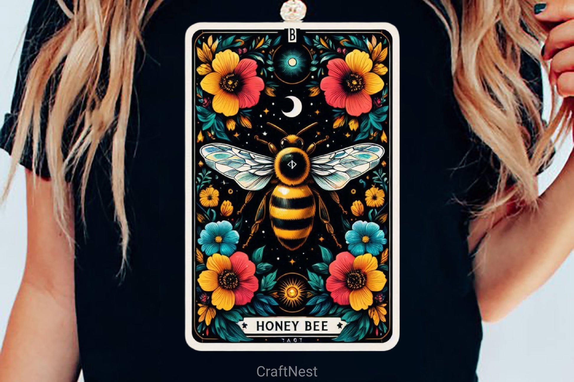 Honey Bee Tarot Card Clipart Bundle 3 - CraftNest - Digital Crafting and Art