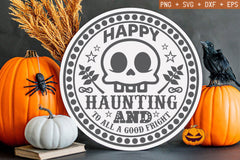 Halloween Round Sign SVG Bundle - CraftNest - Digital Crafting and Art