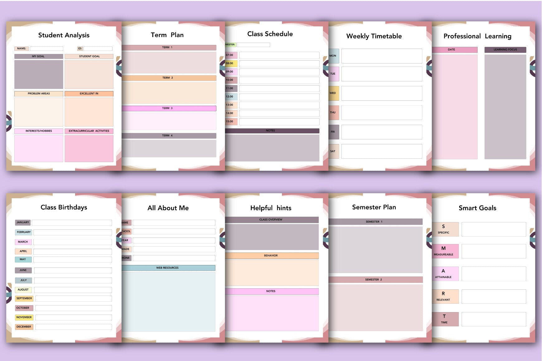 Teacher Planner