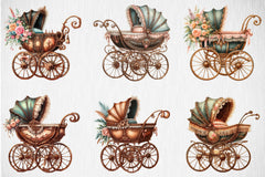 Luxurious Bassinet Clipart Bundle - CraftNest - Digital Crafting and Art
