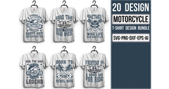 Motorcycle T Shirt Bundle - CraftNest - Digital Crafting and Art