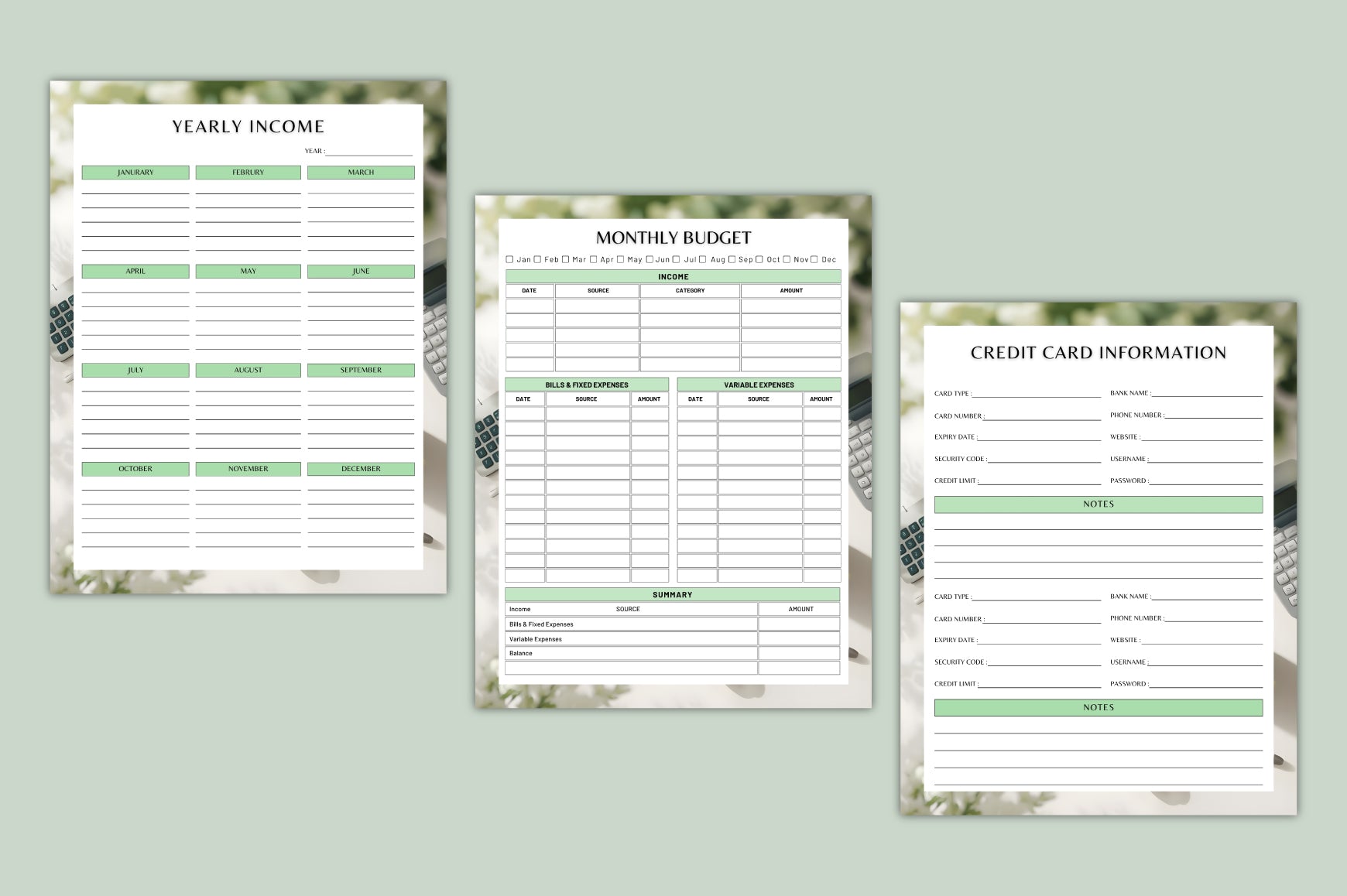 Budget Savings Planner