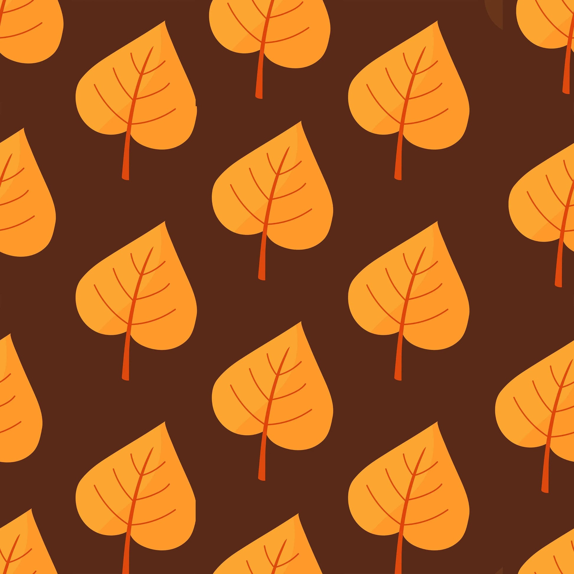 Fall Leaves Seamless Digital Paper - CraftNest - Digital Crafting and Art