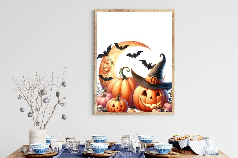Halloween Pumpkin Clipart Bundle 8 - CraftNest - Digital Crafting and Art