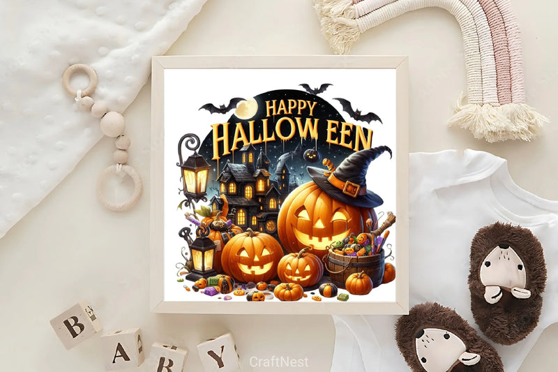 Cute Halloween Clipart Bundle 20 - CraftNest - Digital Crafting and Art