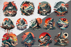 Skull T Shirt Design Clipart Bundle - CraftNest - Digital Crafting and Art