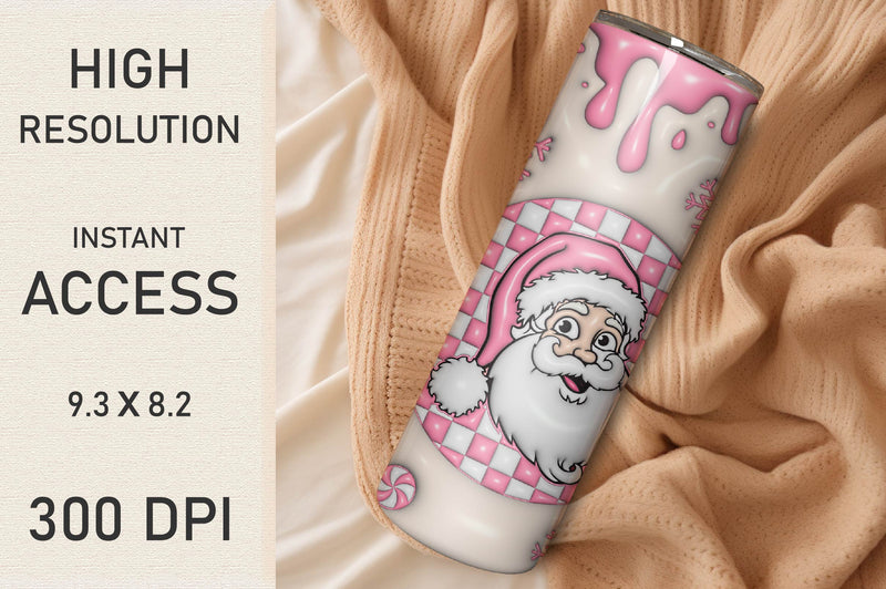 3D Inflated Christmas Tumbler Bundle - CraftNest - Digital Crafting and Art