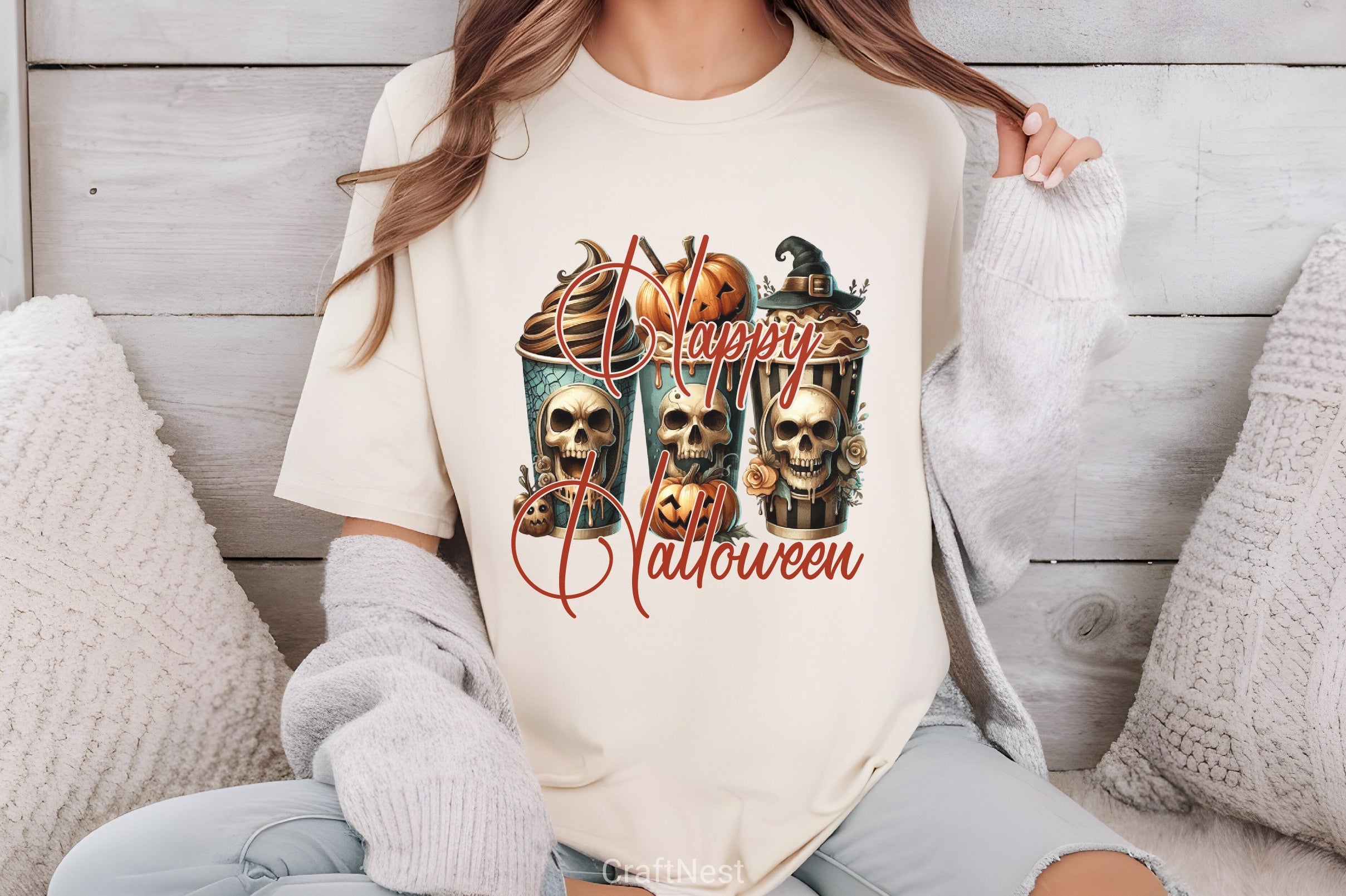 Happy Halloween Clipart Bundle 4 - CraftNest - Digital Crafting and Art