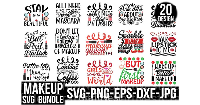 Makeup Design Bundle - CraftNest - Digital Crafting and Art