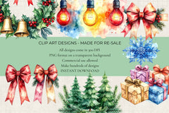Festive Season Clipart - CraftNest - Digital Crafting and Art