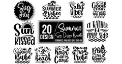 Summer SVG Bundle 8 - CraftNest - Digital Crafting and Art