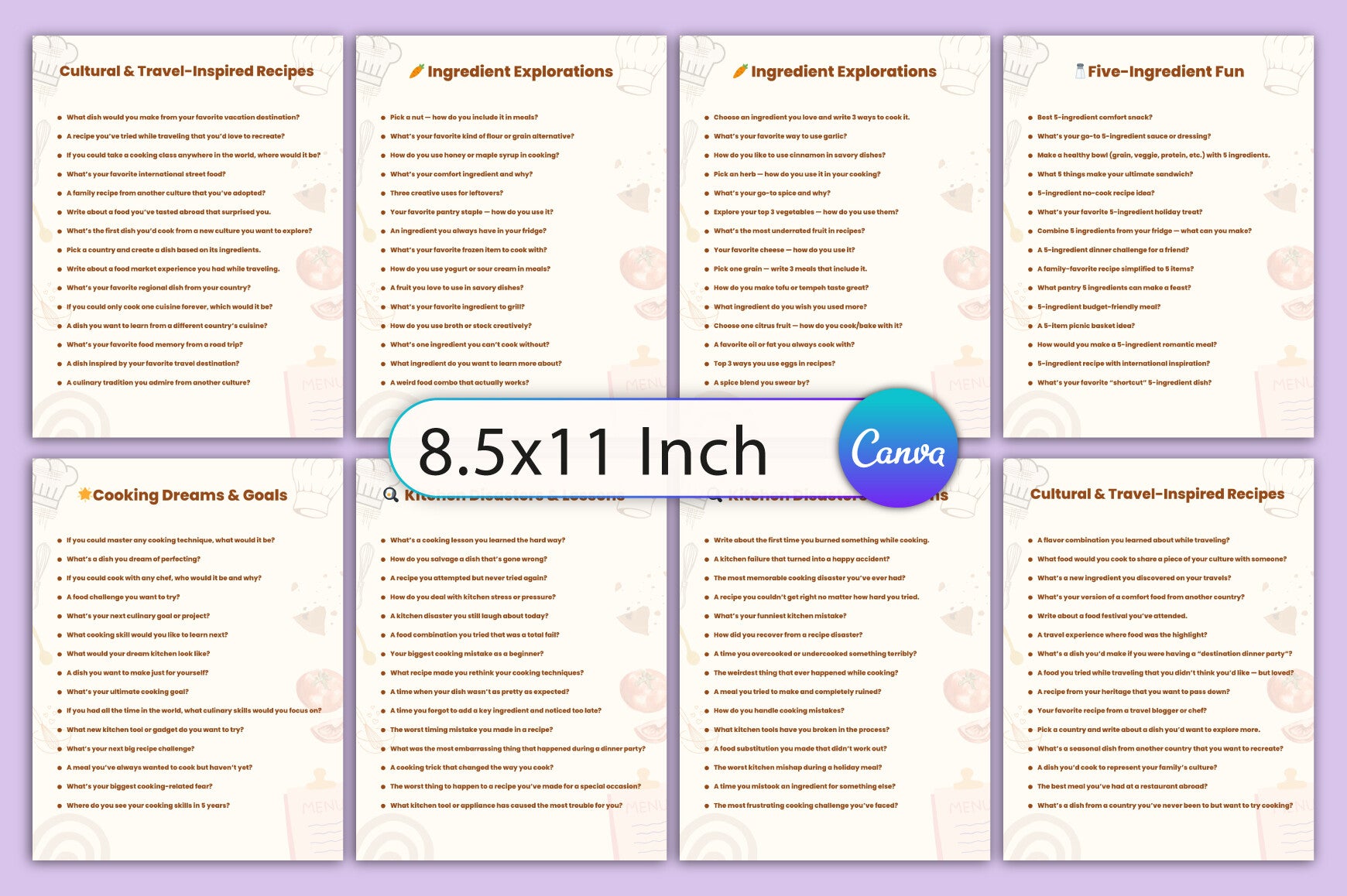 Recipe Prompts for Creative Cooking