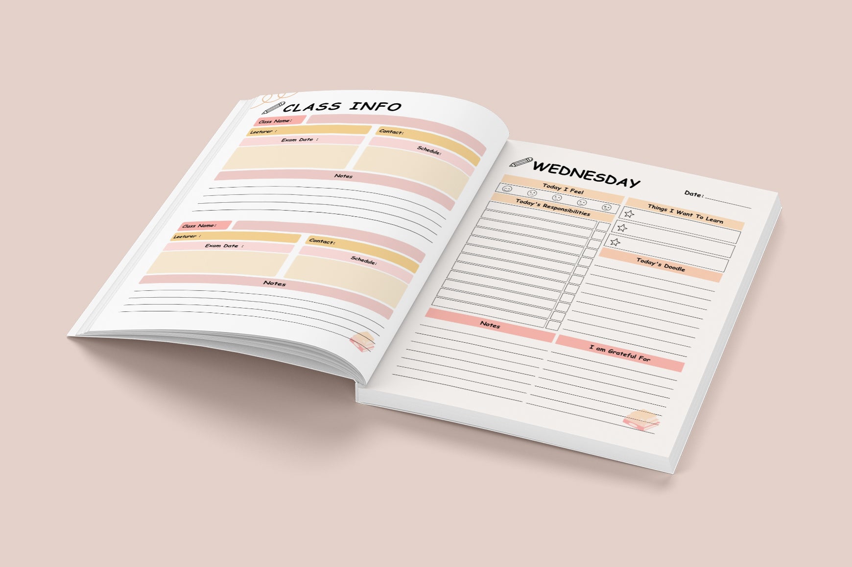 Student Kids Planner