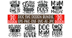 Dog SVG Bundle 7 - CraftNest - Digital Crafting and Art