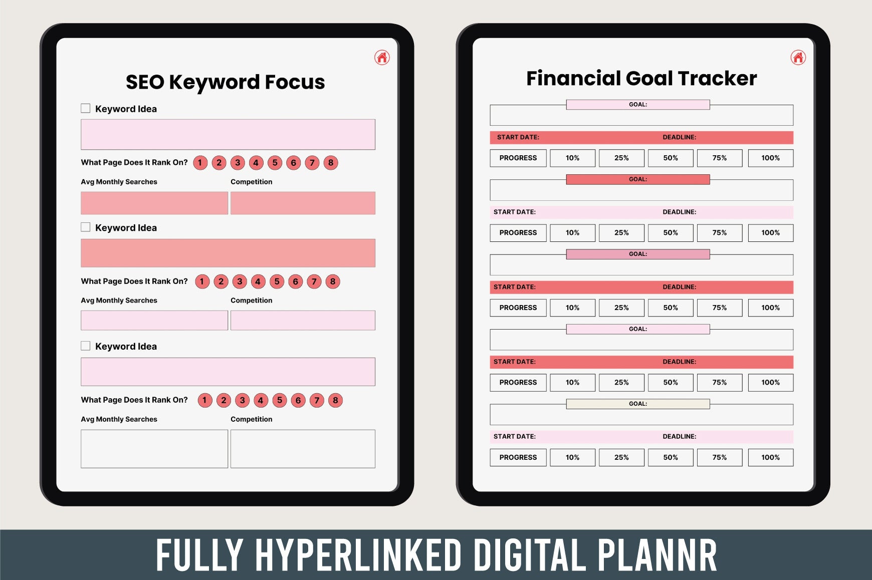 Social Media Marketing Planner