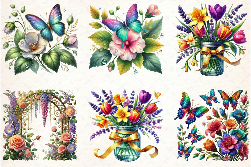 Spring Clipart Bundle 2 - CraftNest - Digital Crafting and Art
