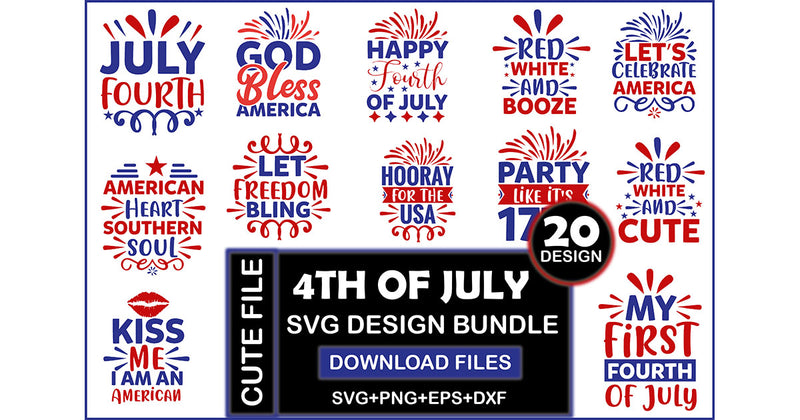 4th Of July SVG Bundle 2 - CraftNest - Digital Crafting and Art