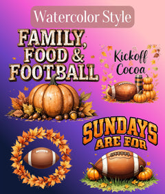 Football Season Clipart Bundle - CraftNest - Digital Crafting and Art