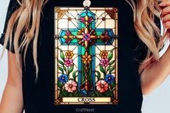 Stained Glass Cross Tarot Card Clipart Bundle 4 - CraftNest - Digital Crafting and Art
