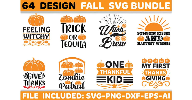Fall SVG Bundle 2 - CraftNest - Digital Crafting and Art