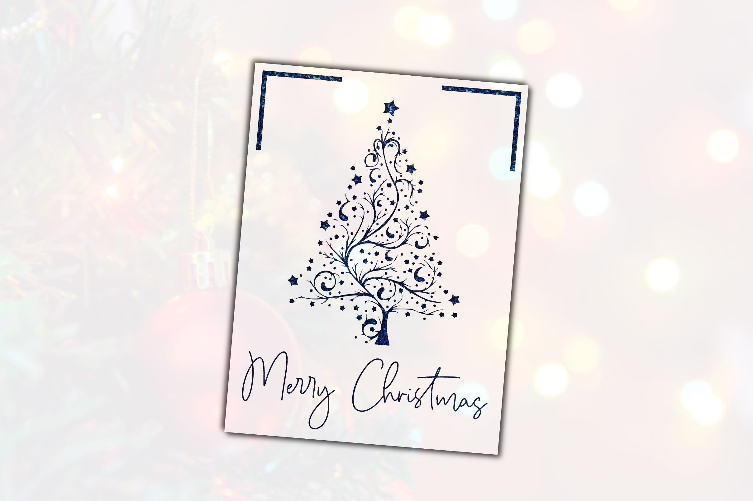 Merry Christmas Card SVG Bundle 1 - CraftNest - Digital Crafting and Art