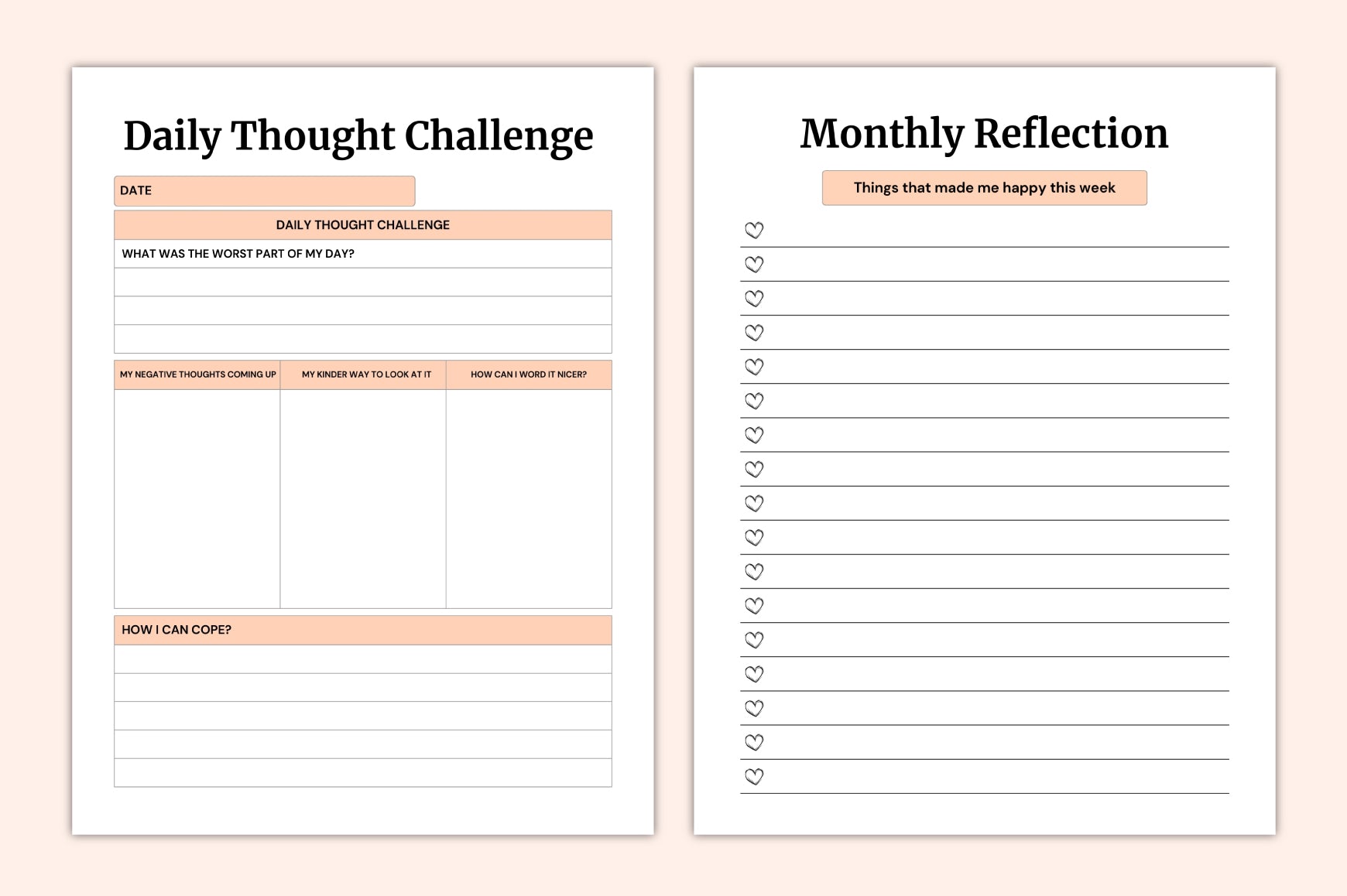 Emotional Healing Therapy Journal