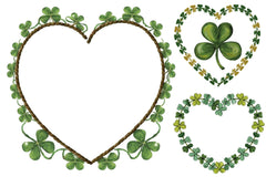 St Patricks Day Heart Frame Clipart Bundle - CraftNest - Digital Crafting and Art