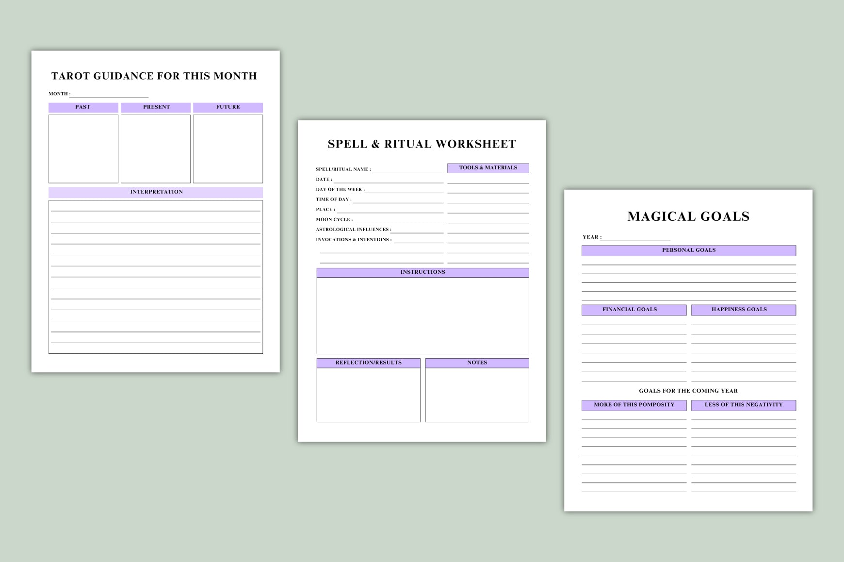 Spellbound Life Planner