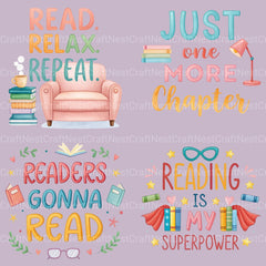 Book Quotes Clipart Bundle - CraftNest - Digital Crafting and Art