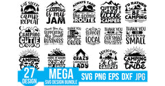 Camping SVG Bundle 9 - CraftNest - Digital Crafting and Art