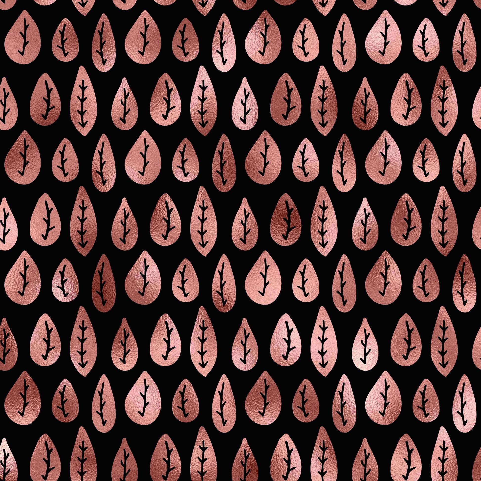 Rose Gold Foil & Black Texture Paper - CraftNest - Digital Crafting and Art