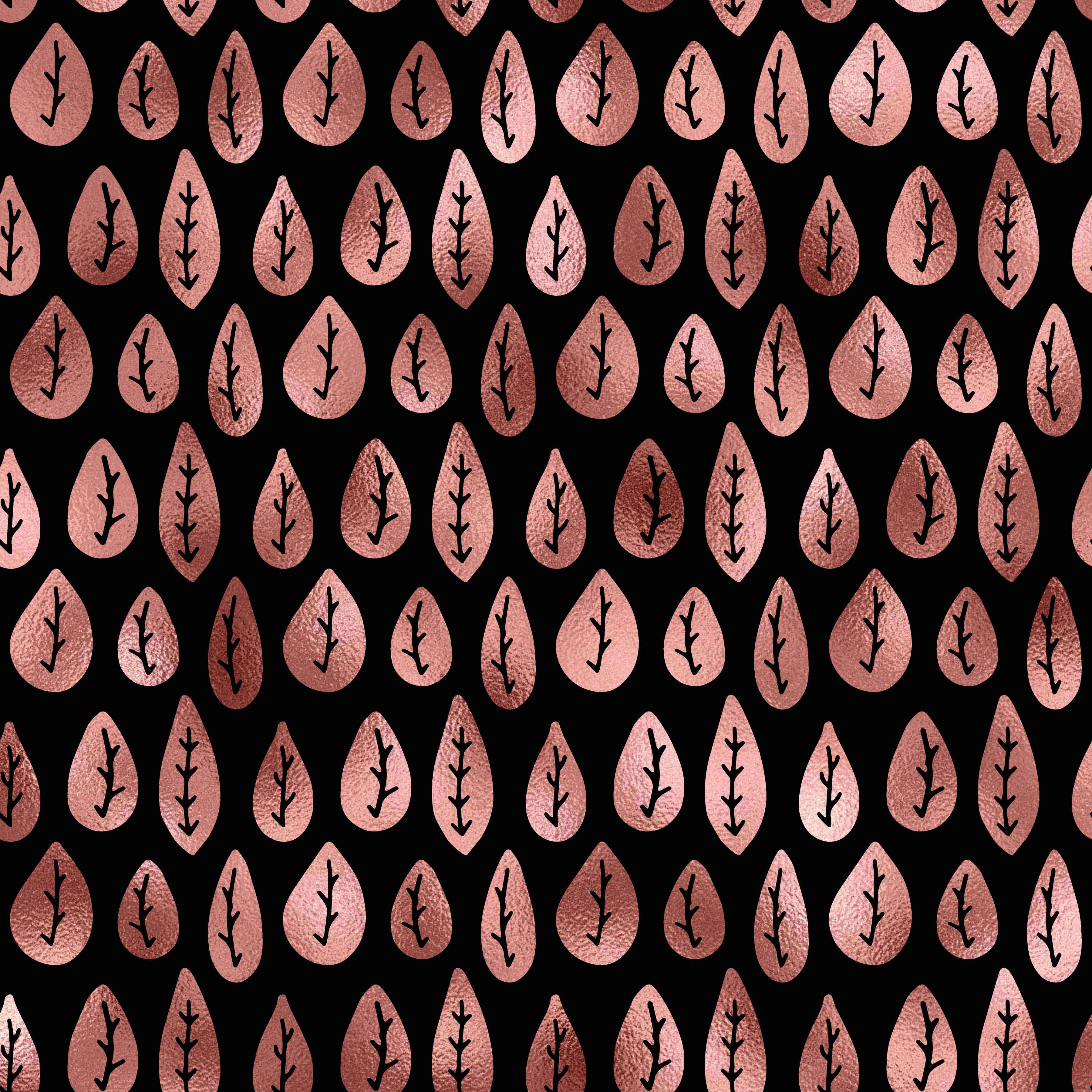 Rose Gold Foil & Black Texture Paper - CraftNest - Digital Crafting and Art