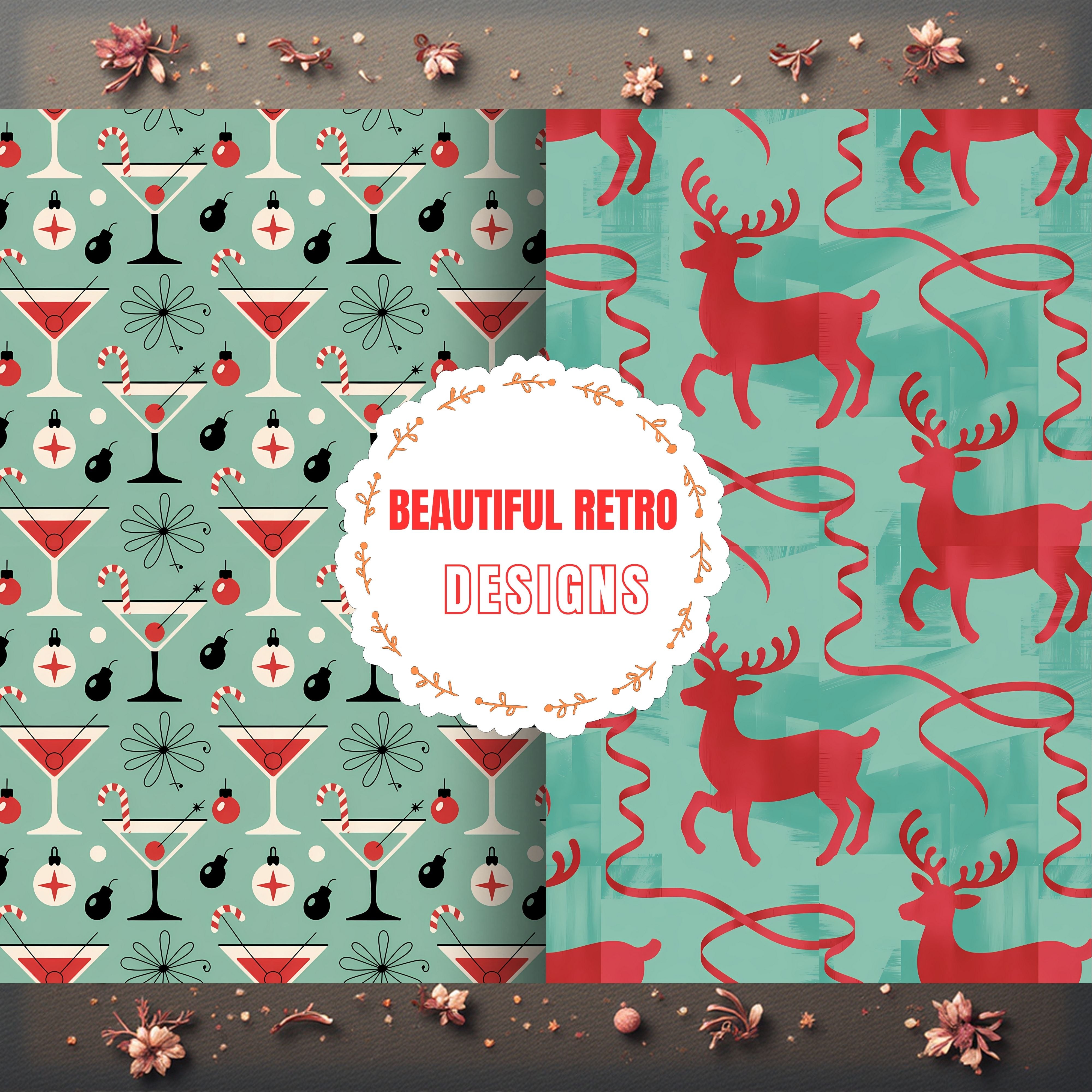 Vintage Christmas Clipart Bundle