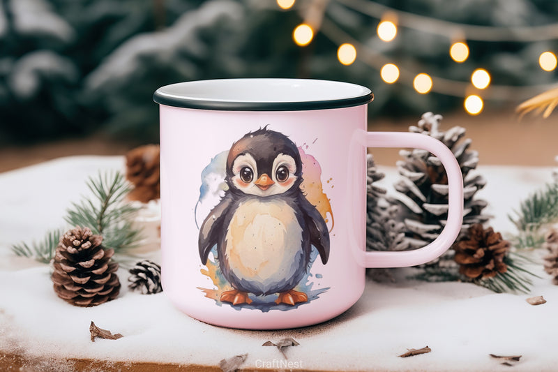 Cute Penguin Clipart Bundle 3 - CraftNest - Digital Crafting and Art