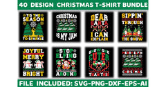 Christmas T-Shirt Bundle 5 - CraftNest - Digital Crafting and Art