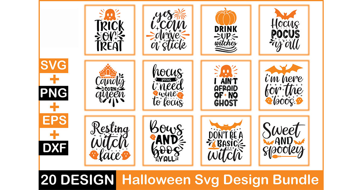 Halloween 20 SVG Bundle - CraftNest - Digital Crafting and Art