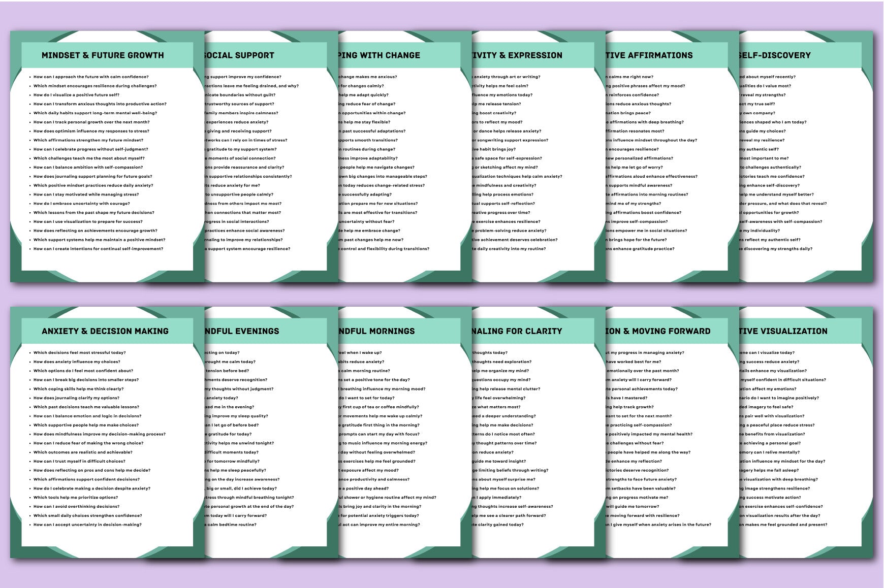 Guided Anxiety Prompts for Relief