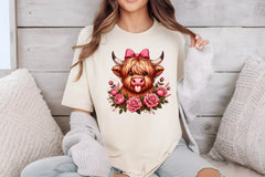 Highland Cow Valentine Clipart Bundle 5 - CraftNest - Digital Crafting and Art