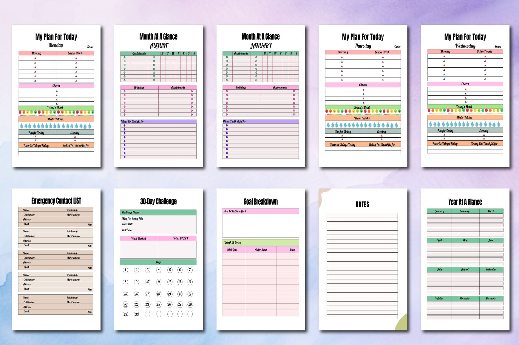 ADHD Kids Planner
