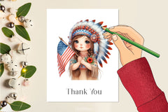 Native American Woman Clipart Bundle - CraftNest - Digital Crafting and Art
