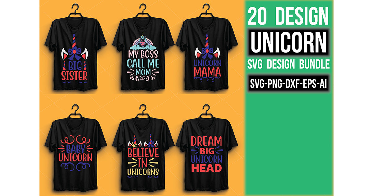 Unicorn SVG Bundle 7 - CraftNest - Digital Crafting and Art