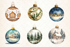 Christmas Bauble Clipart Bundle - CraftNest - Digital Crafting and Art