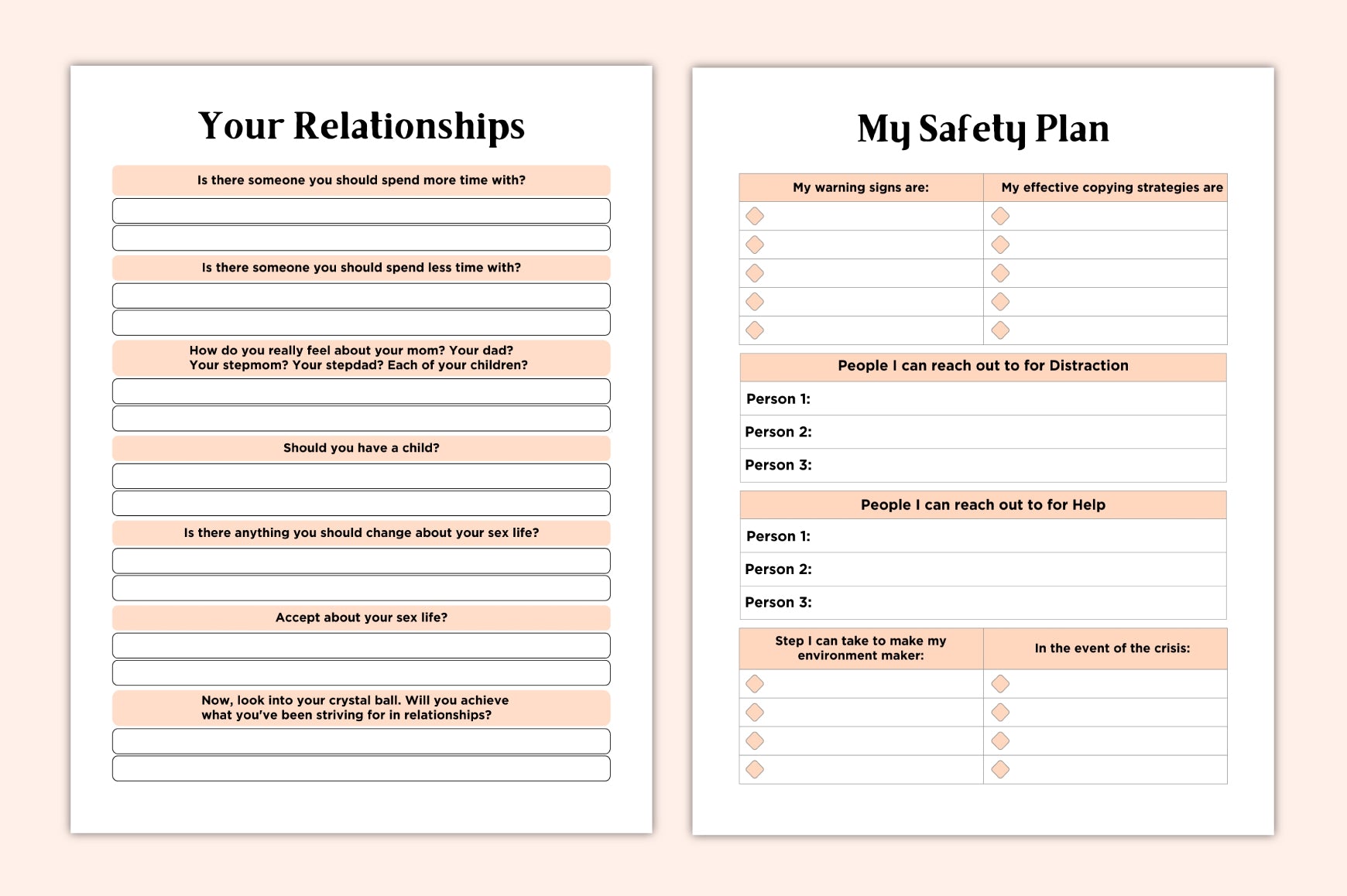 Self Therapy Workbook for Personal Growth
