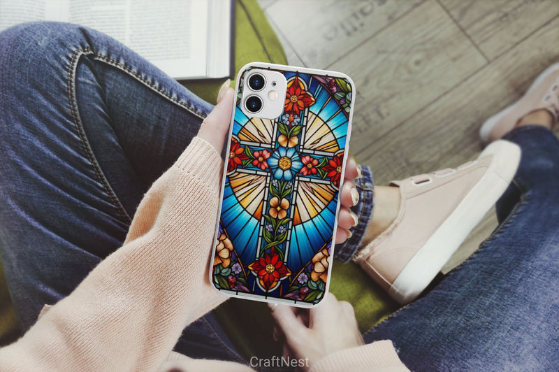 Stained Glass Cross Tarot Card Clipart Bundle 3 - CraftNest - Digital Crafting and Art